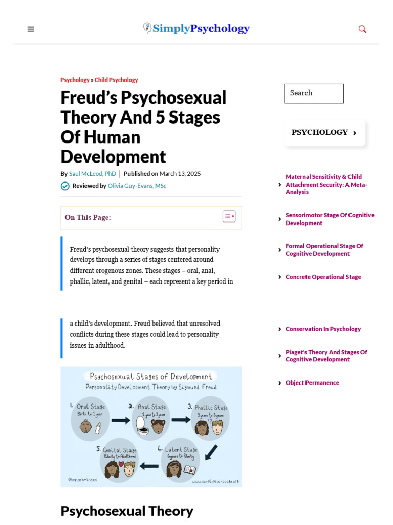 Psychosexual Stages of Development | PDF | Oedipus Complex | Sigmund Freud