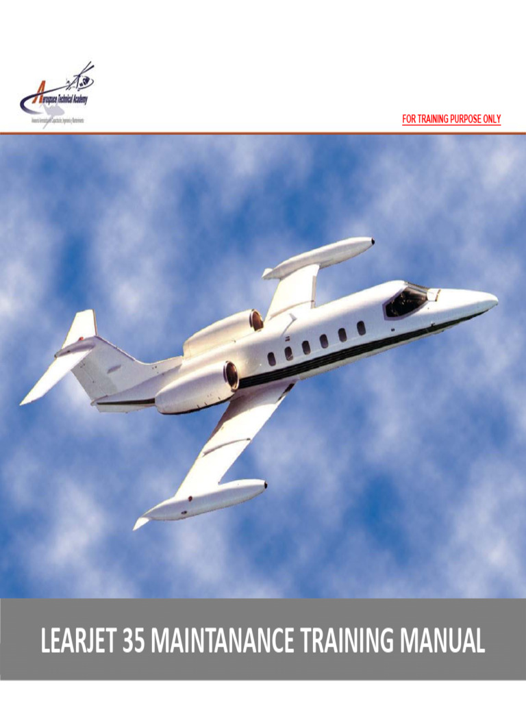 Learjet 35 Mtm-Ata-2025 | PDF | Flight Control Surfaces | Landing Gear