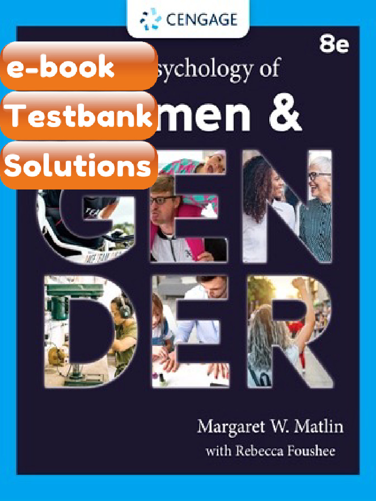 Testbank The Psychology of Women and Gender 8th Edition Matlin | PDF ...