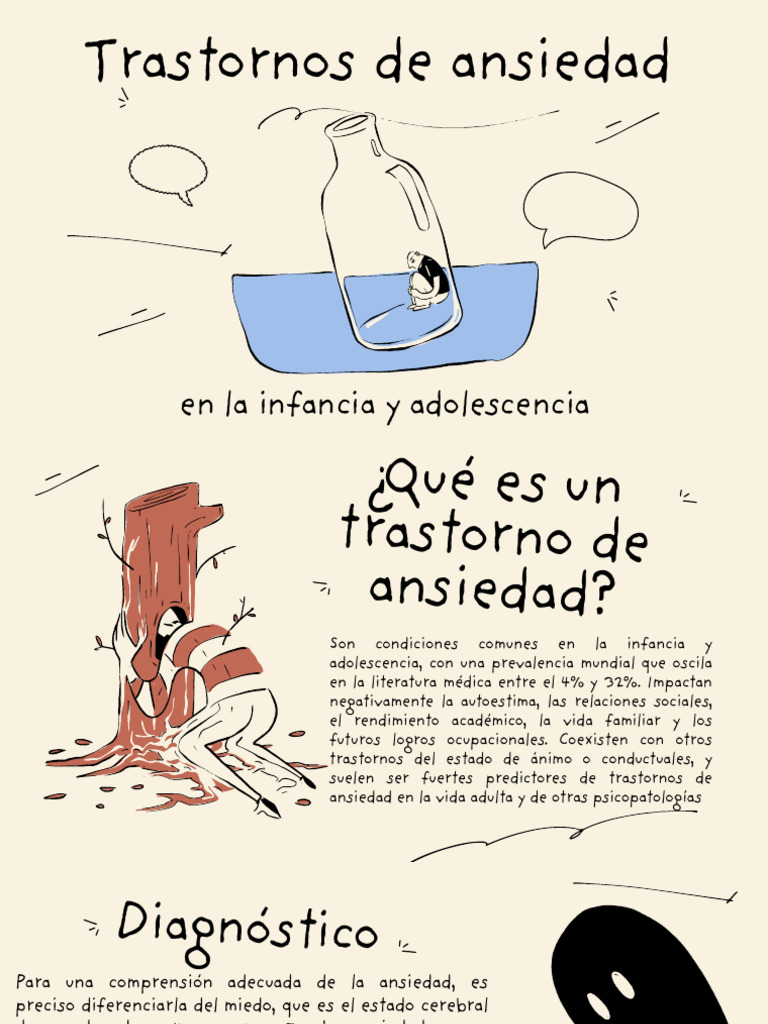 Trastornos de Ansiedad en La Infancia y Adolescencia | PDF