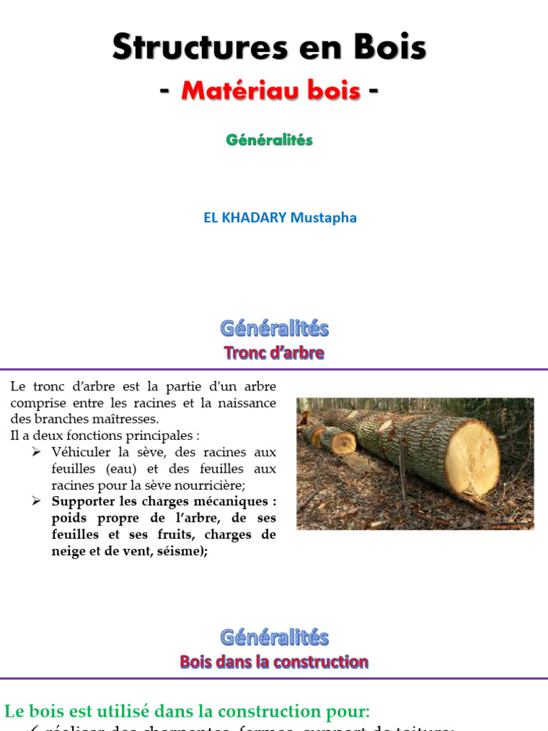 Structures en Bois - 2025-2026 | PDF | Bois (matériau de construction ...