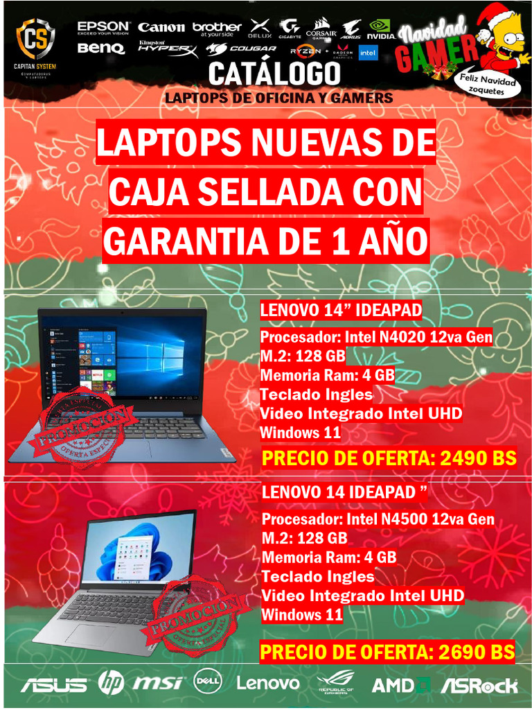 Laptops 23 de Diciembre 2025 | PDF | Microprocesador | Memoria de ...