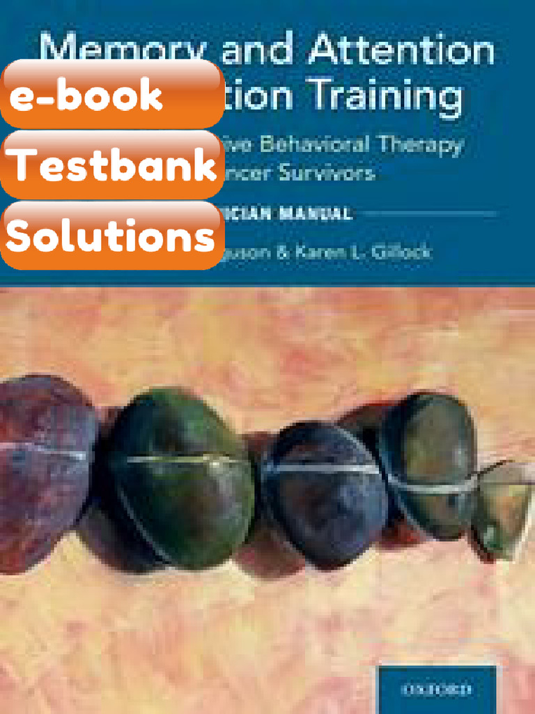 Fresh Look at Testbank Memory And Attention Adaptation Training Clinician Manual