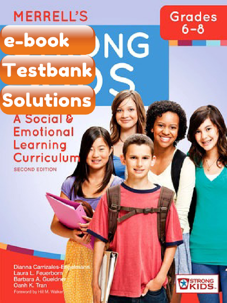 Testbank Merrells Strong KidsGrades 68 a Social and Emotional Learning ...