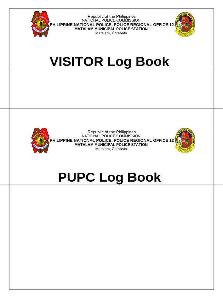 Existing Logbook Sample b1b3438b Fd0a 44fe Bf8e 60e75164f349 | PDF