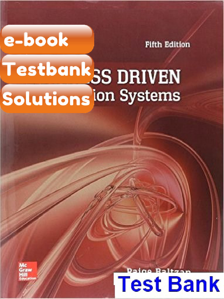 Testbank Business Driven Information Systems 5th Edition Baltzan | PDF ...