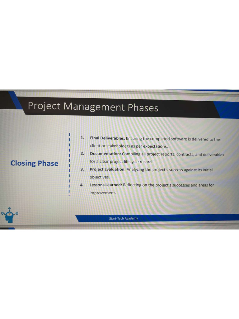 Project Management Closing Phase | PDF