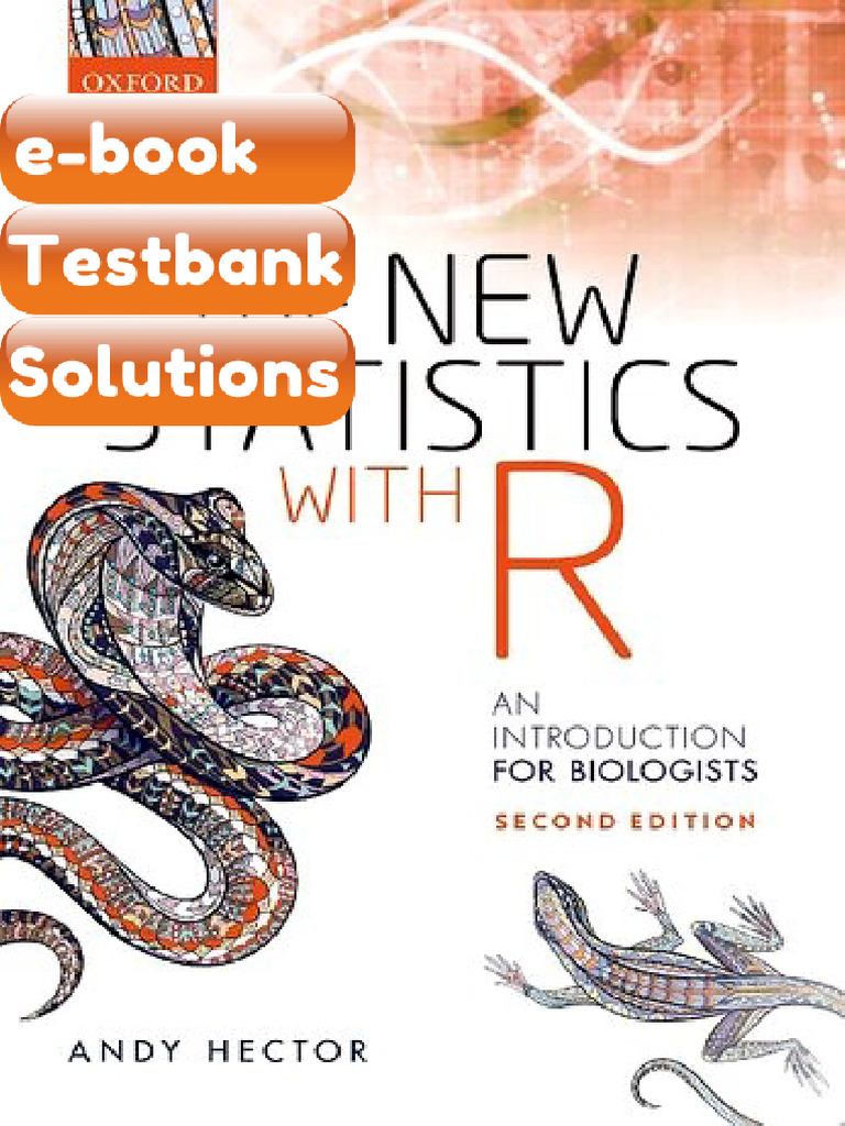 Testbank the New Statistics With R an Introduction for Biologists 2nd ...