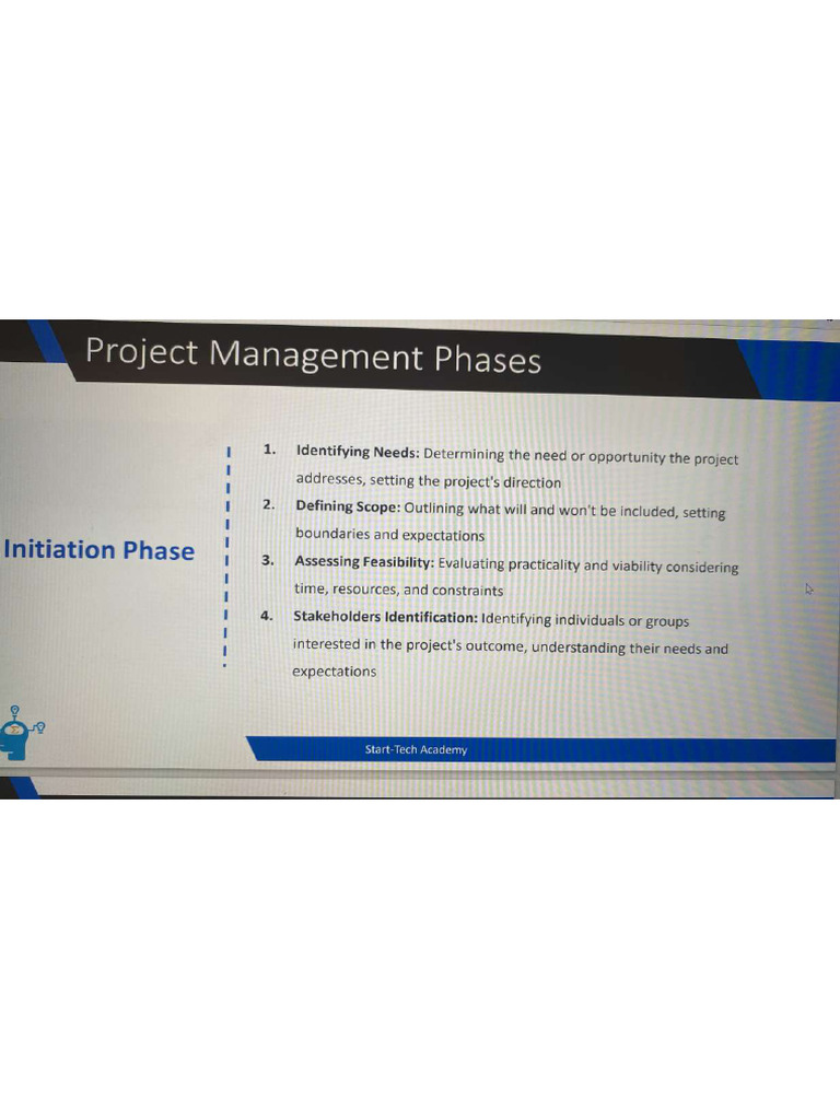 Project Management Initiation Phase | PDF