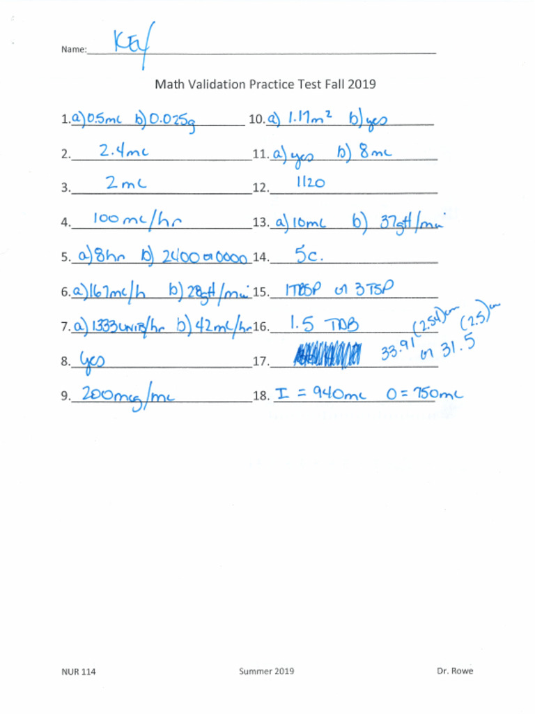 Math Practice Test | PDF