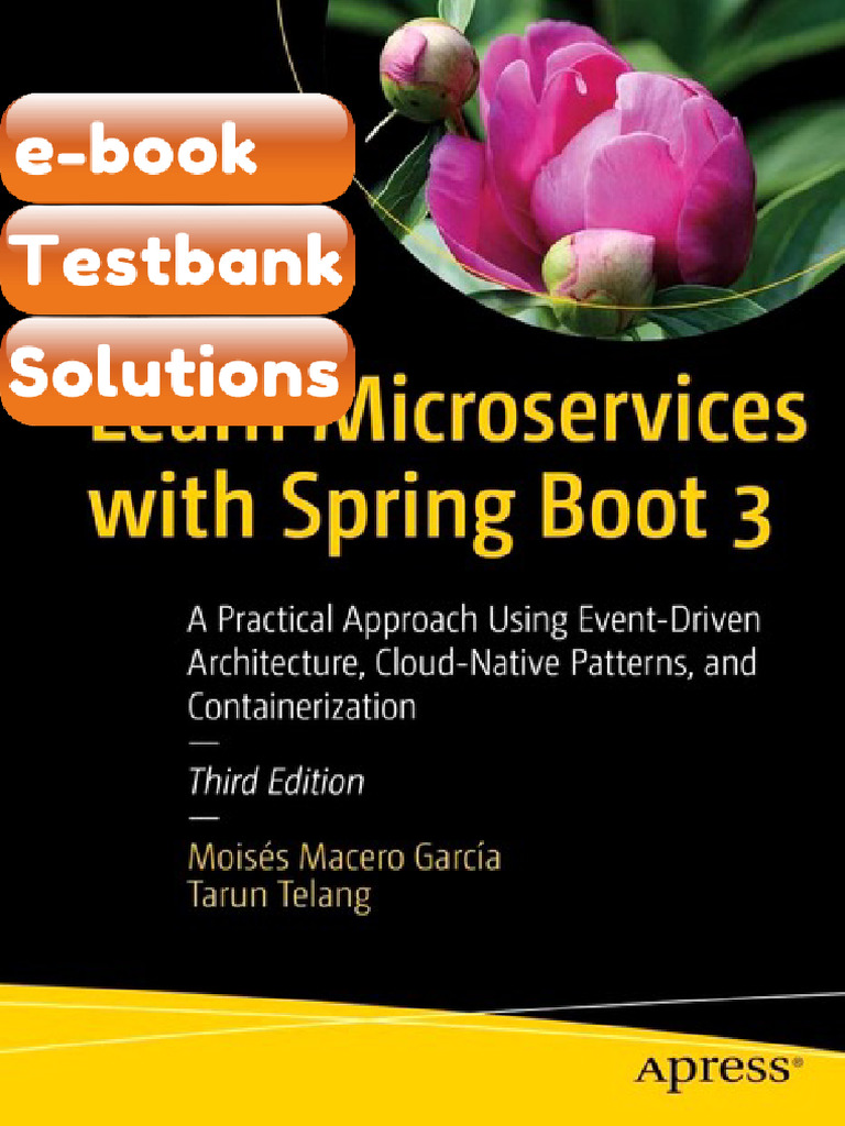 Testbank Learn Microservices With Spring Boot 3 3rd Converted Edition ...