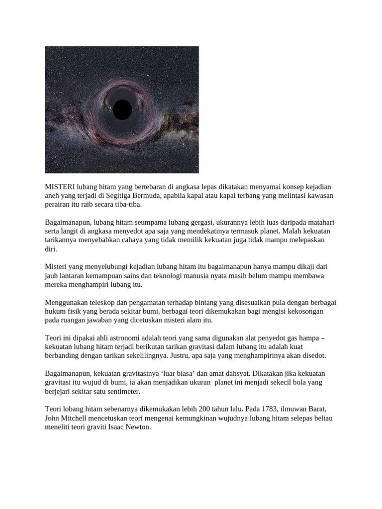 Lubang Hitam | PDF