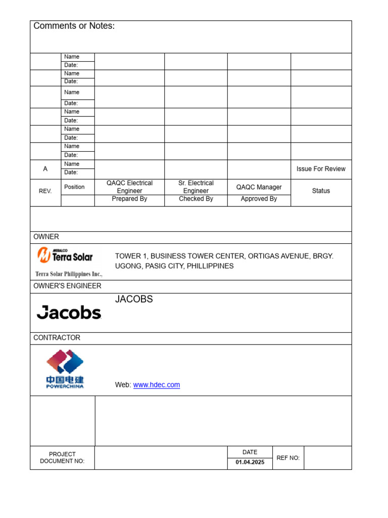 TSPI-PPC-03-PWG-ITP-ELE-0029 ITP and Checklist For Earthing System ...