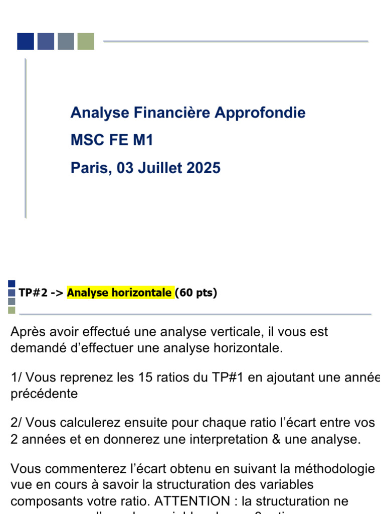 Lecture#3 - TP#2 - M1 MFE CL#1 - 030725 4 | PDF