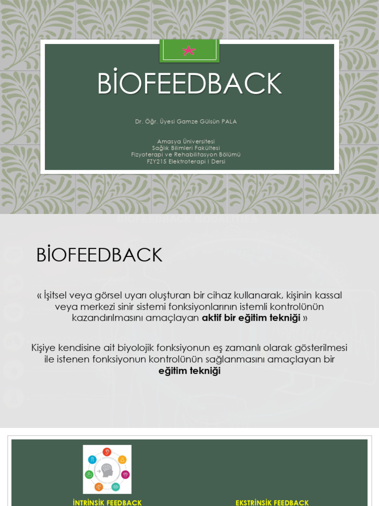 Biofeedback | PDF
