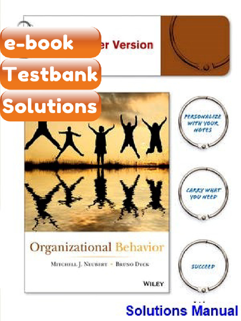 Testbank Organizational Behavior 1st Edition Neubert | PDF ...
