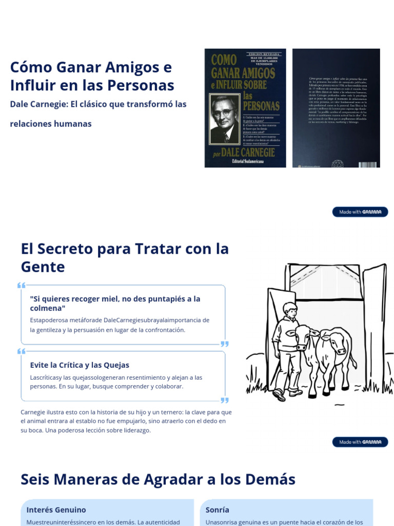 Como Ganar Amigos e Influir en Las Personas PDF | PDF