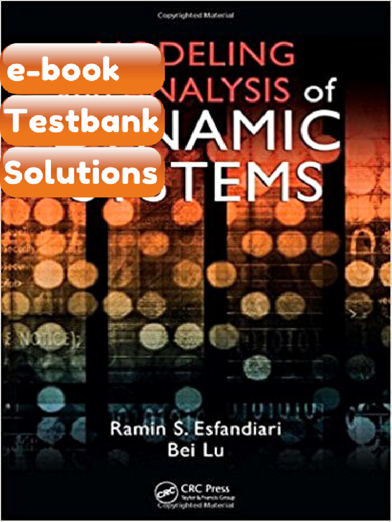 Testbank Modeling and Analysis of Dynamic Systems 1st Esfandiari E-book ...