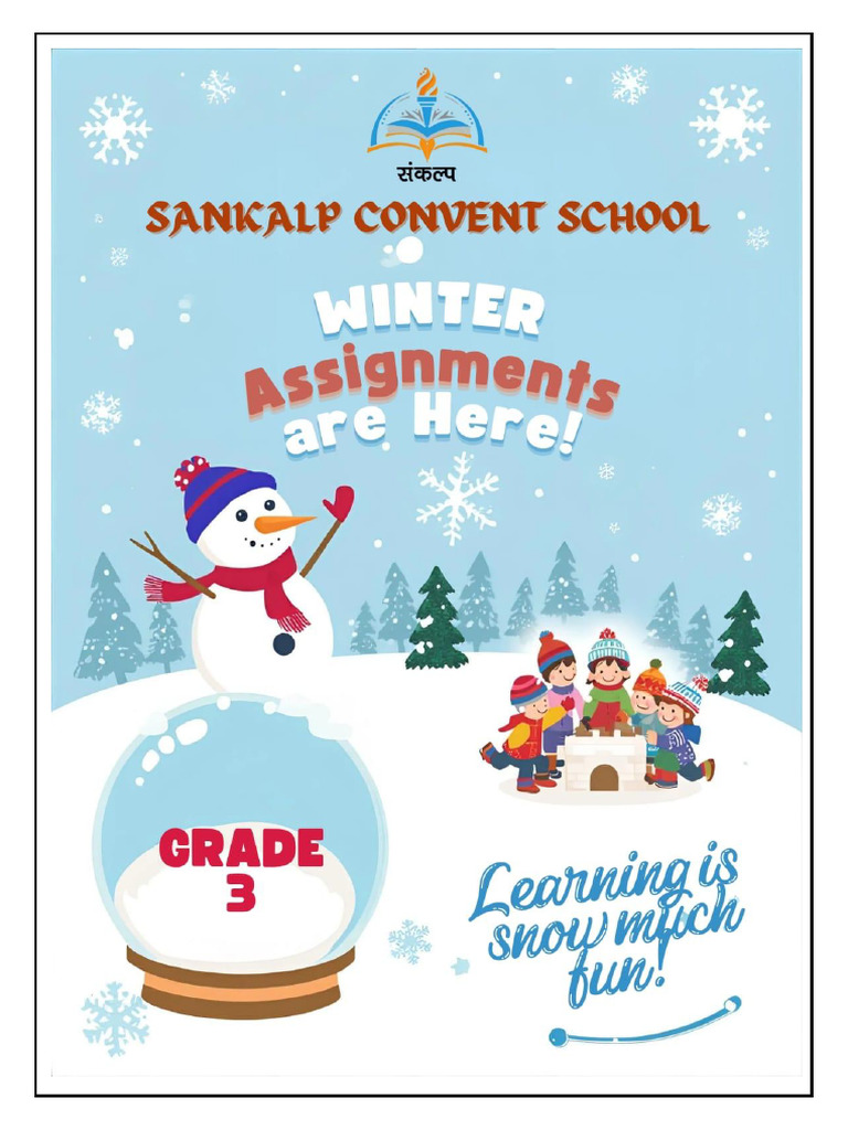 Grade 3 Winter Assignment January 2026 | PDF | Litre | Soil