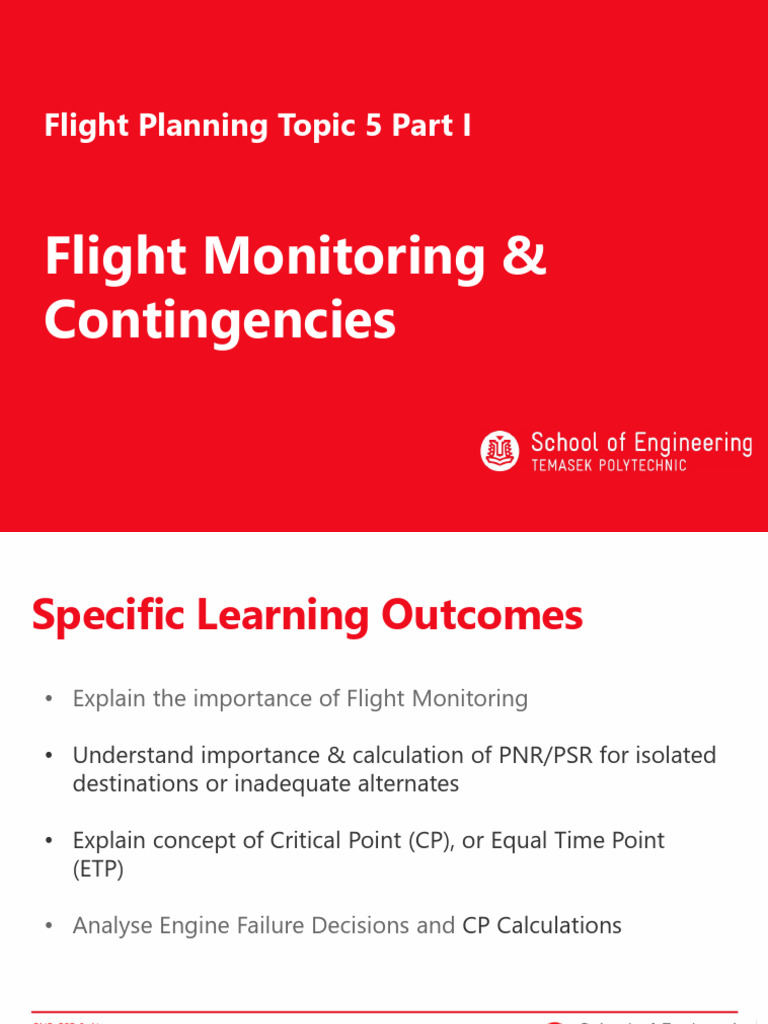 Topic 5 Flight Monitoring and Contingencies (2025) - Student | PDF ...