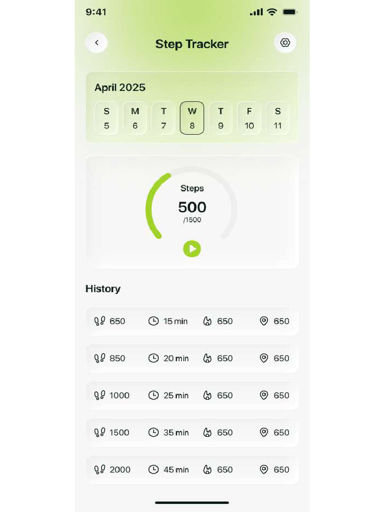 79 Step Tracker | PDF