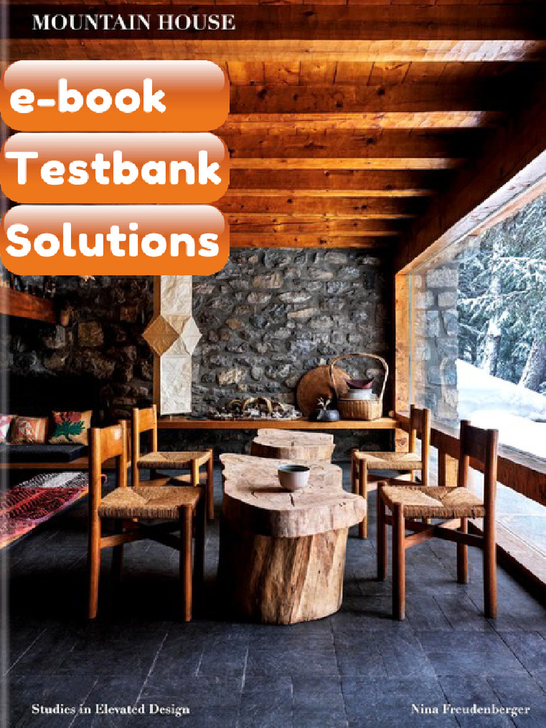 Testbank Mountain House Studis in Elevated Design Nina Freudenberger