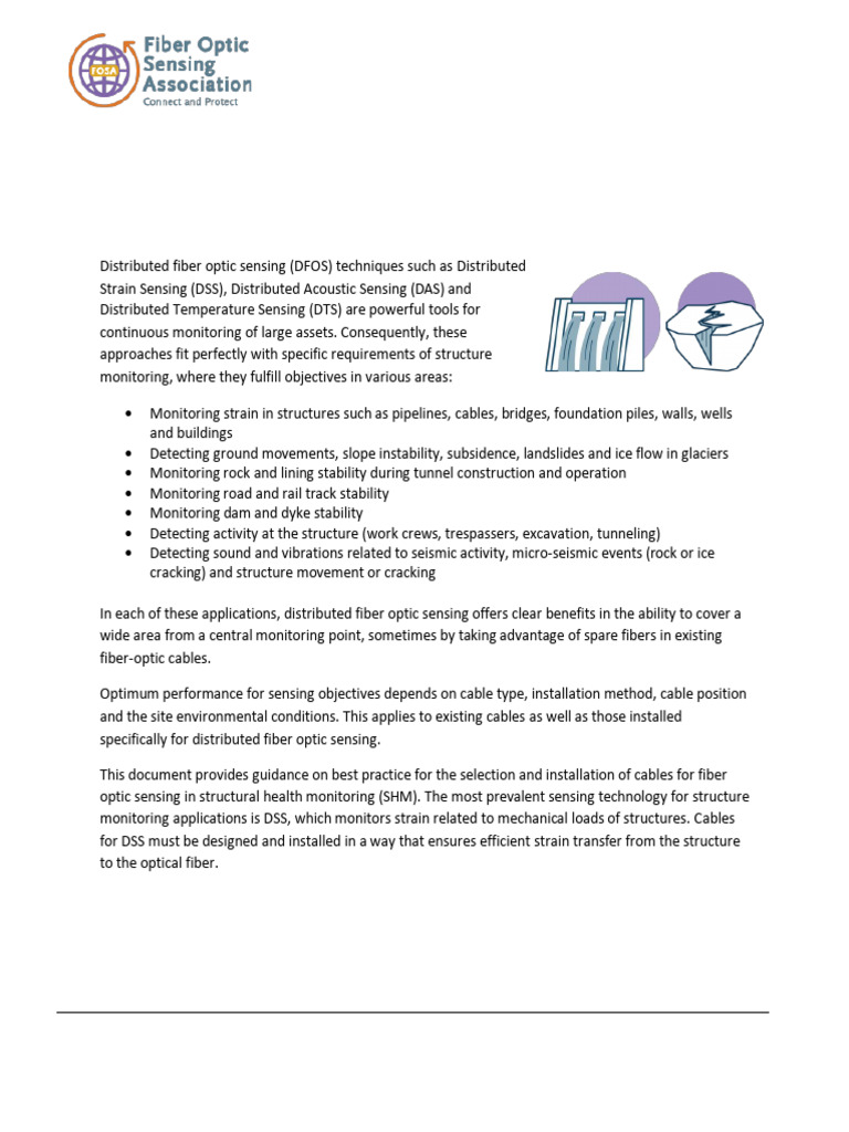 FOSA Distributed Fiber Installation Considerations For Structure ...