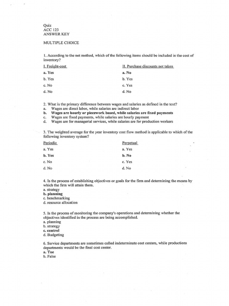 Acc 123 Study Material | PDF