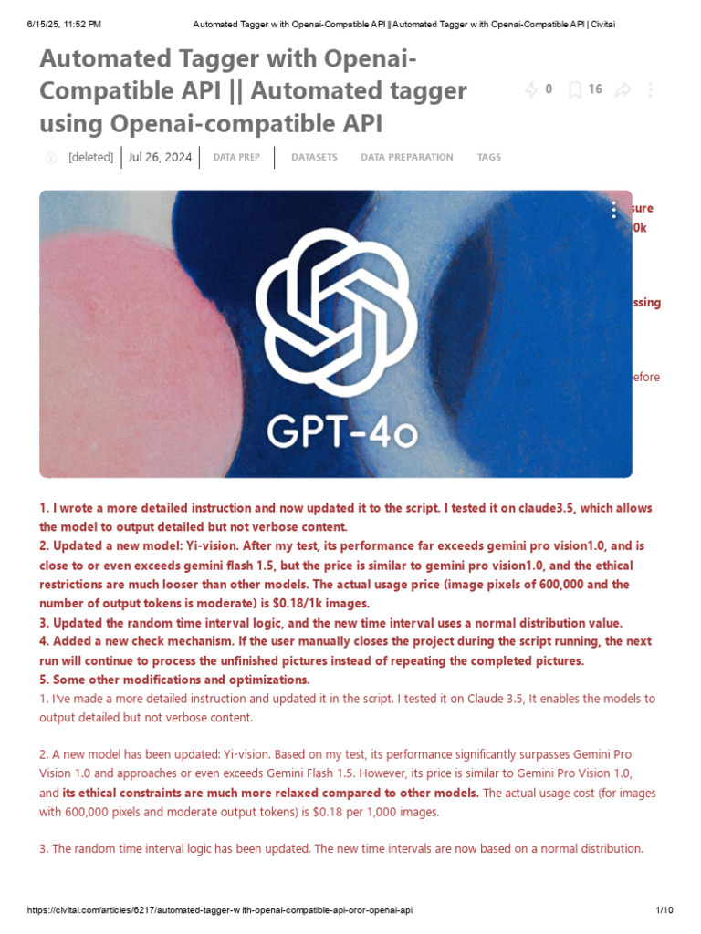 Automated Tagger With Openai-Compatible API - Automated Tagger With ...