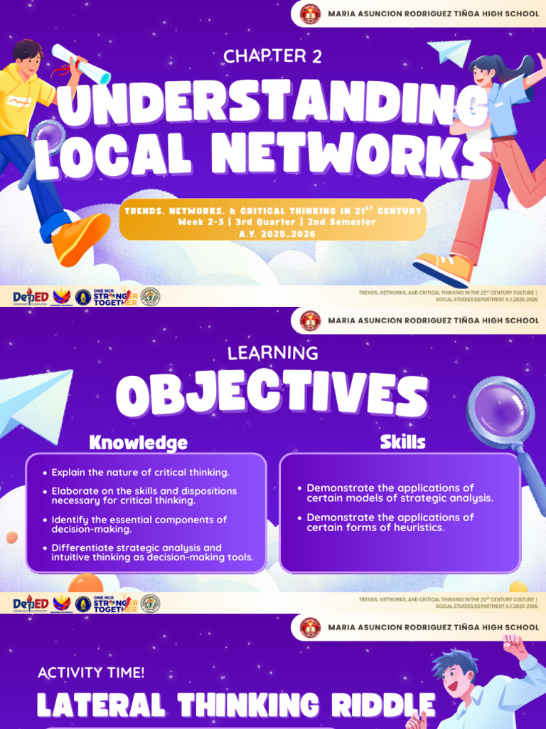 Tnct21-Lesson 3-Critical Thinking-3rd QTR | PDF | Critical Thinking ...
