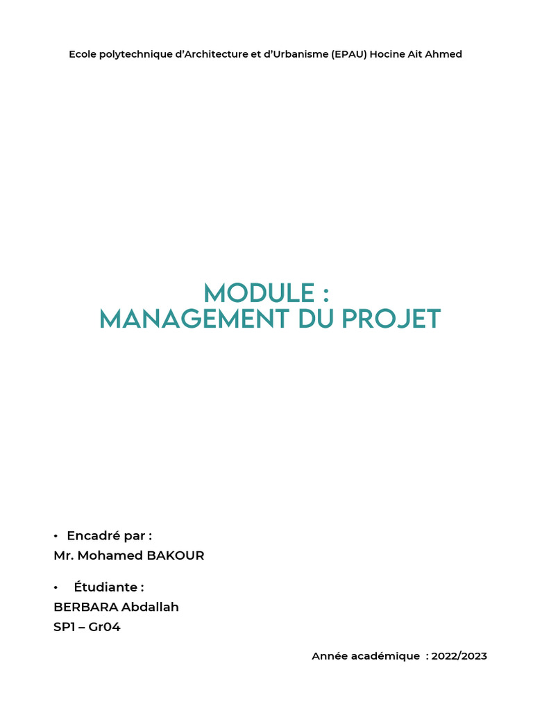 Rendu Berbara Abdallah | PDF