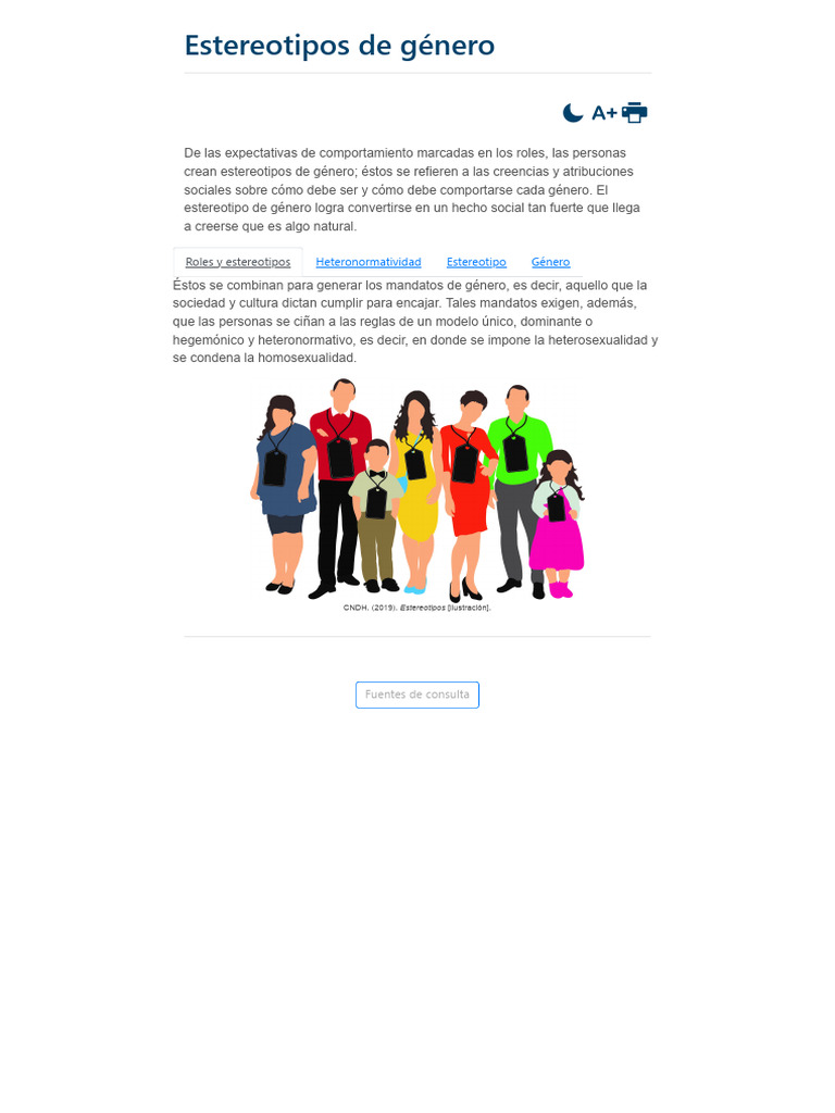 Estereotipos de Género | PDF