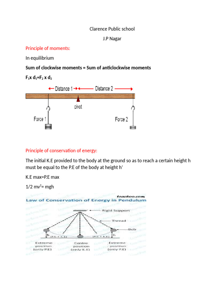 Principles in Physics (AutoRecovered) | PDF