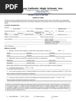 School Medical Form Submission | PDF | Rtt | Vaccination