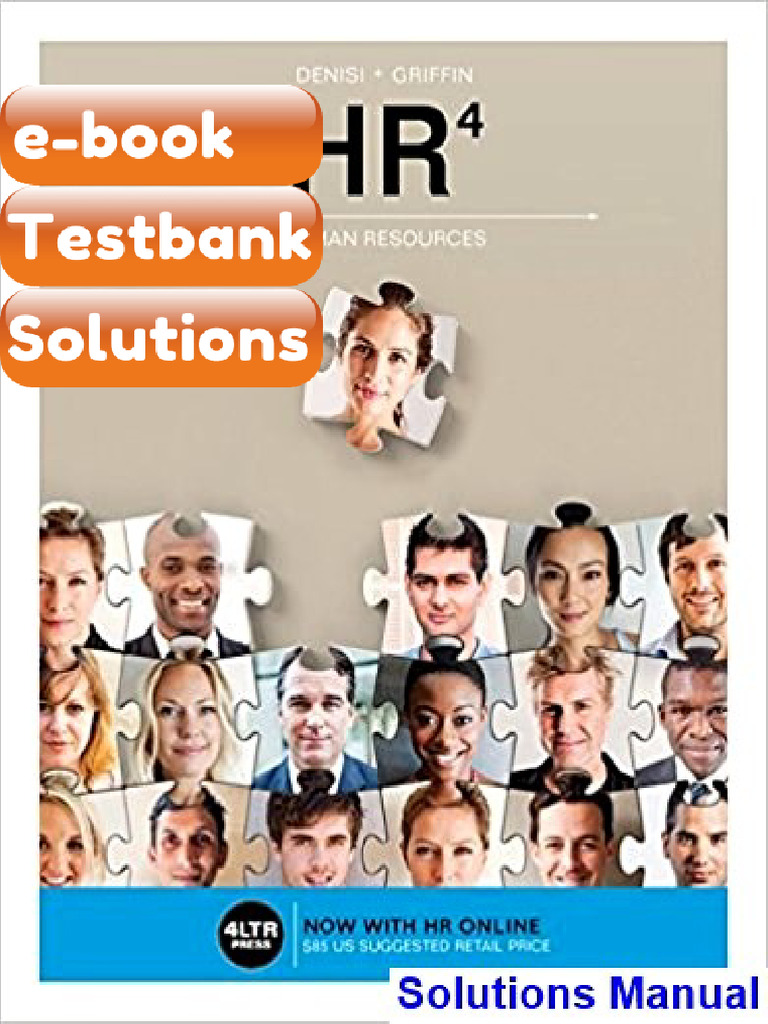 Testbank HR 4th Edition DeNisi Ebook Solutions | PDF | Subscription ...