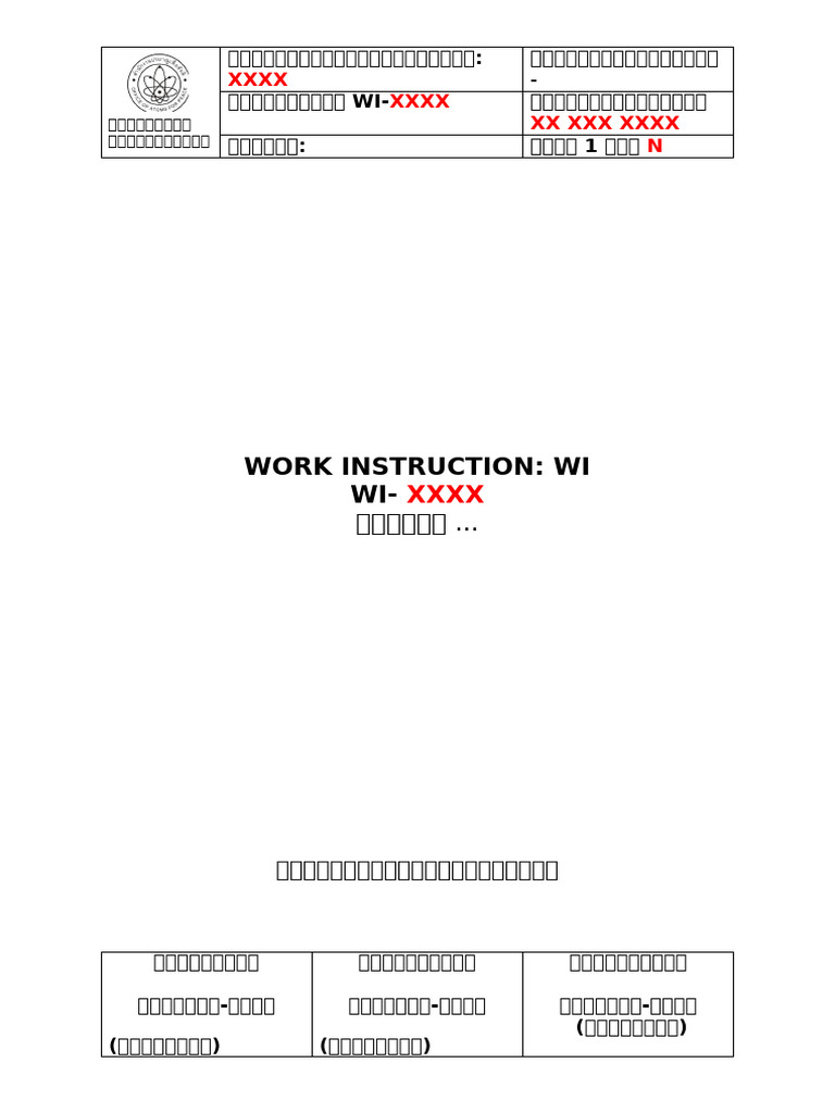 Template WI OAP | PDF
