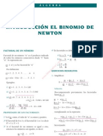 11 INTRODUCCIIÓN EL BIINOMIIO DE NEWTON