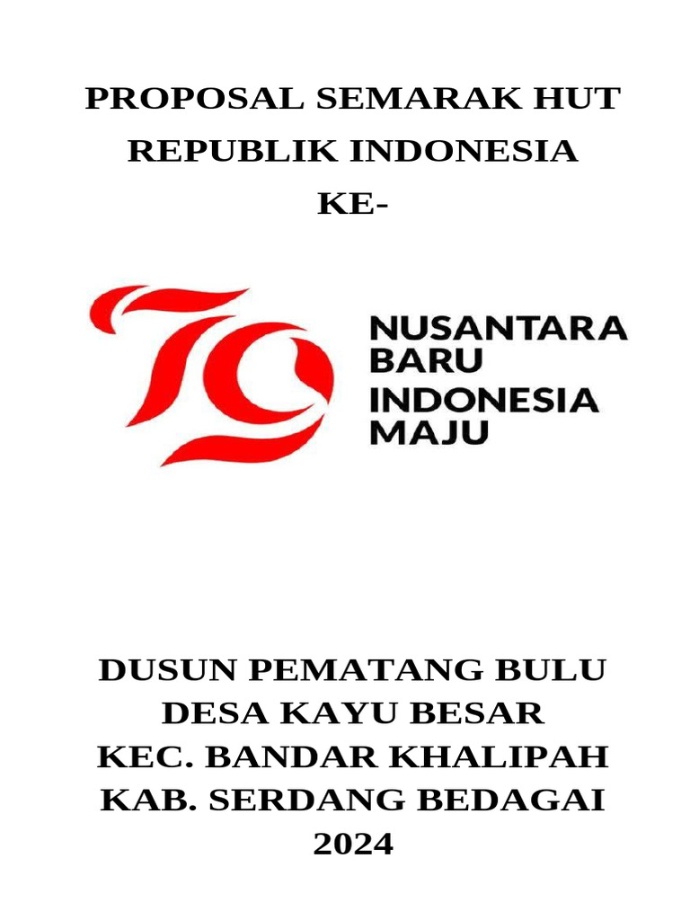 Proposal Semarak Hut | PDF