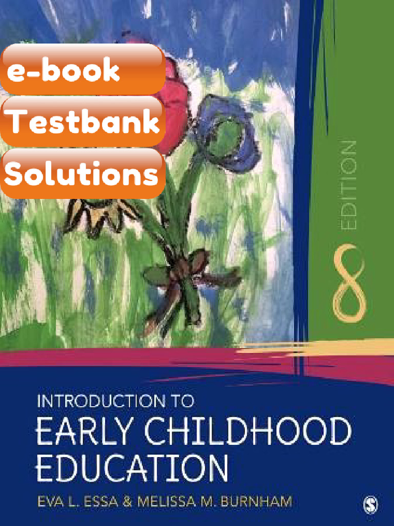 Testbank Introduction To Early Childhood Education 8th Edition Essa ...
