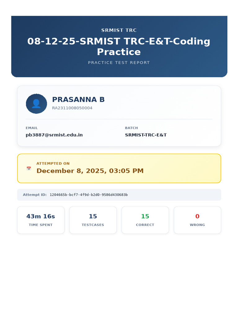 Practice Report | PDF | Computer Engineering | Software Engineering