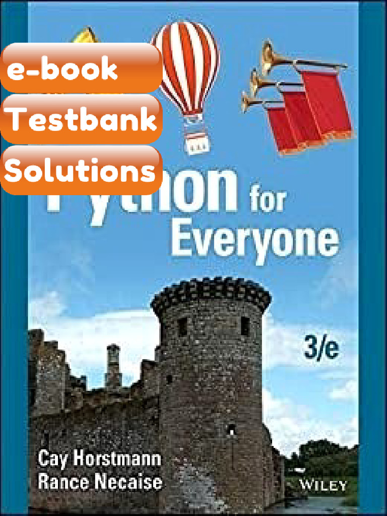 Testbank Python for Everyone 3rd Edition Fast Download | PDF ...