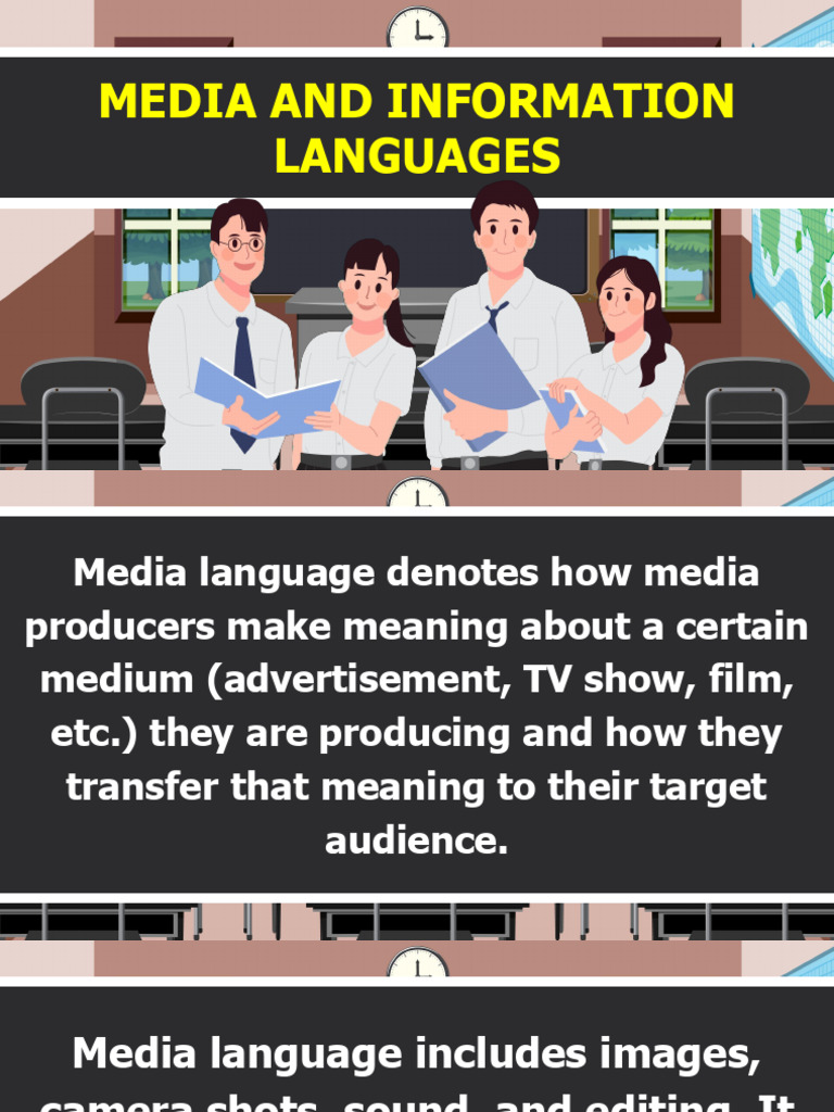 Media and Information Languages | PDF | Audience | Narrative