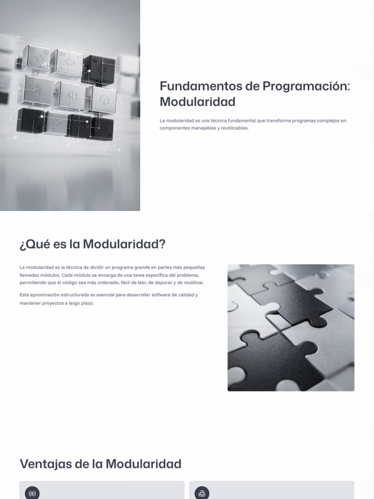 Fundamentos de Programacion Modularidad | PDF | Matriz (Matemáticas ...