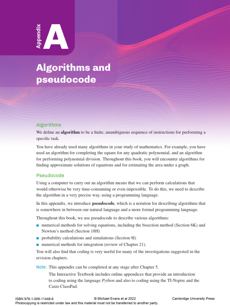 Methods12 2ed Ch24 Algorithms | PDF | Algorithms | Programming Language