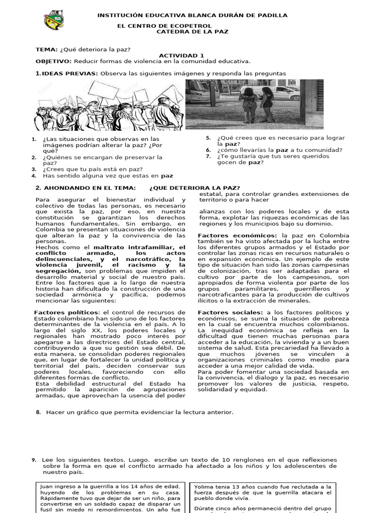 11catedra para La Paz | PDF | Conflicto (proceso) | Mediación