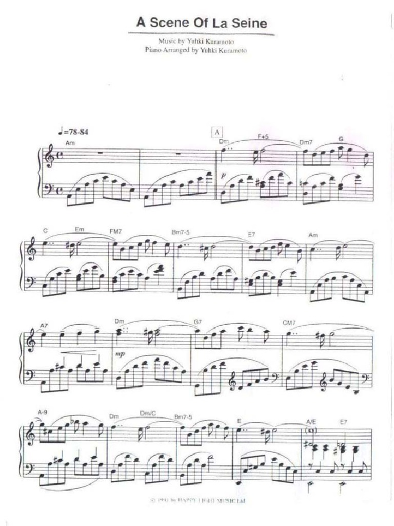 Yuhki Kuramoto A Scene Of La Seine