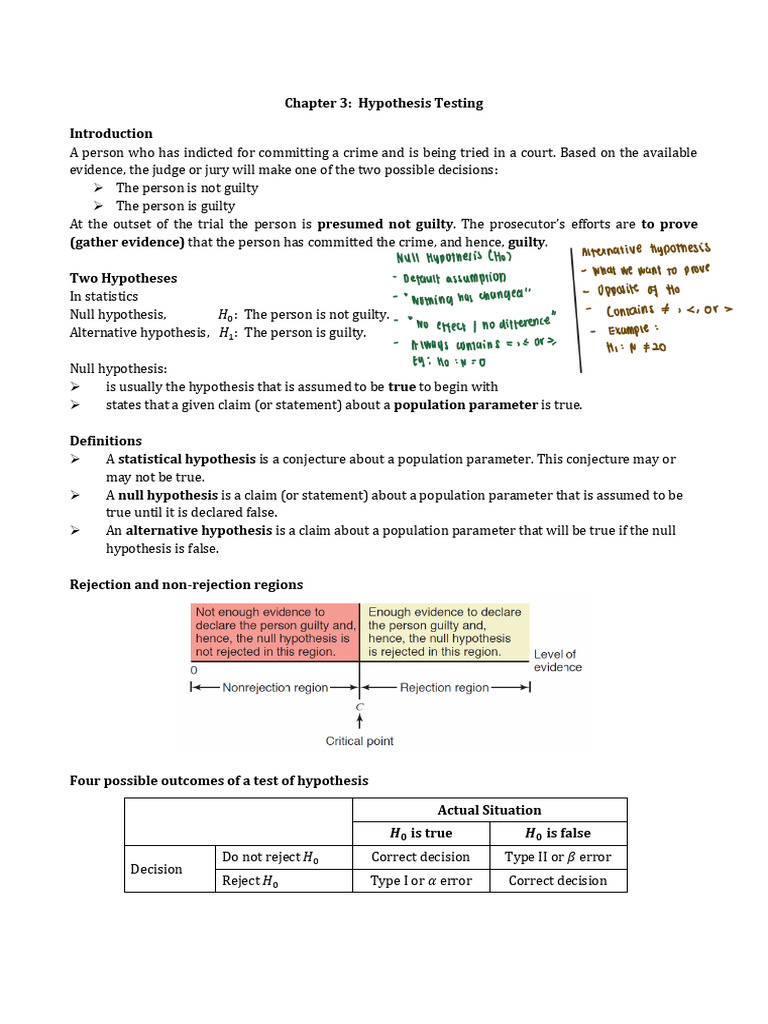 MIC462 LAB abd STA408 | PDF | Type I And Type Ii Errors | Hypothesis