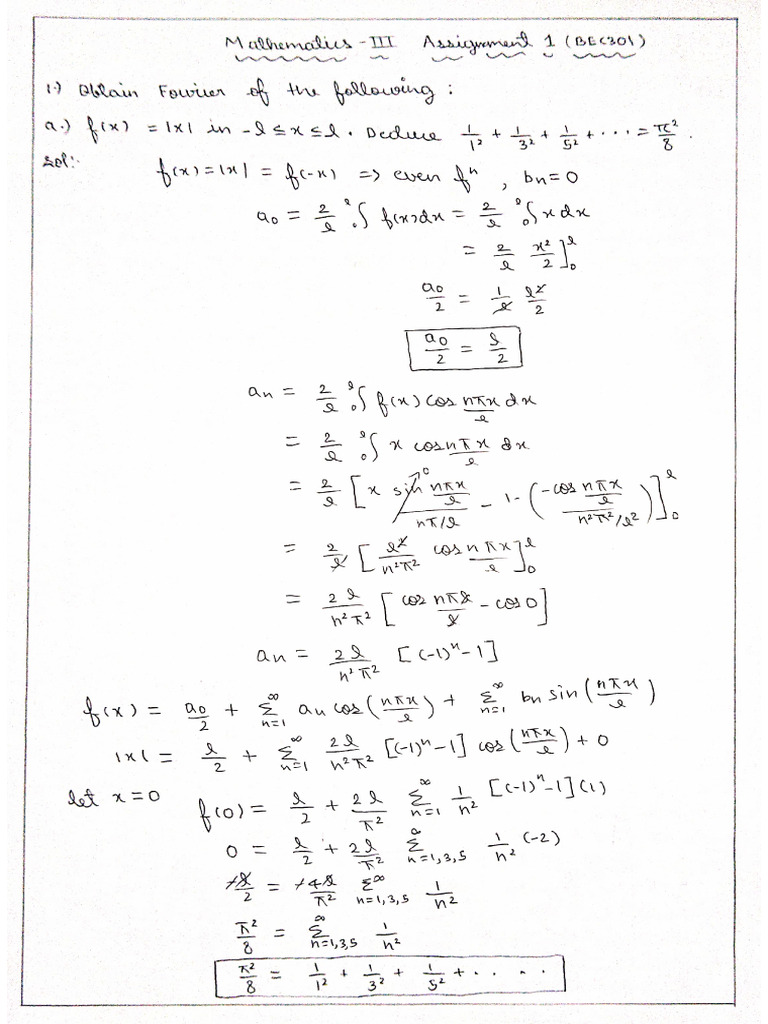 Maths Assignment 1 | PDF