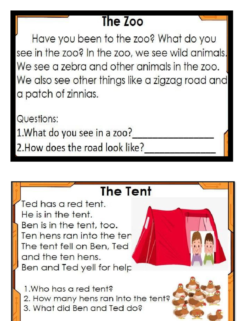 Reading Comprehension - Grade 3 | PDF