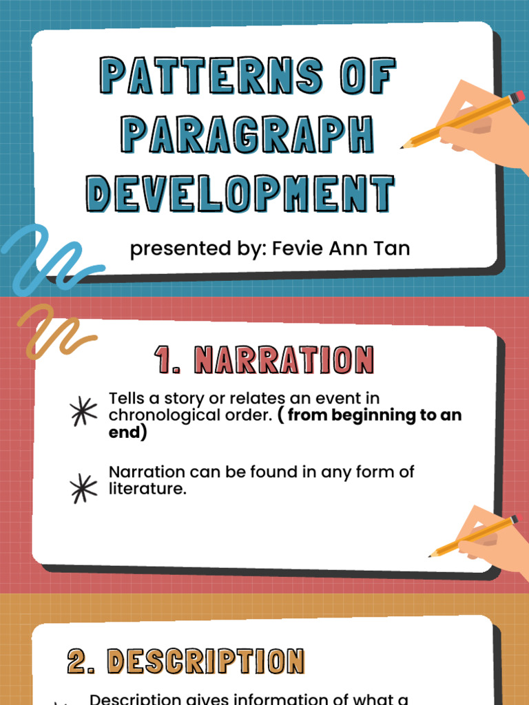 Patterns of Paragraph Development EL108 | PDF